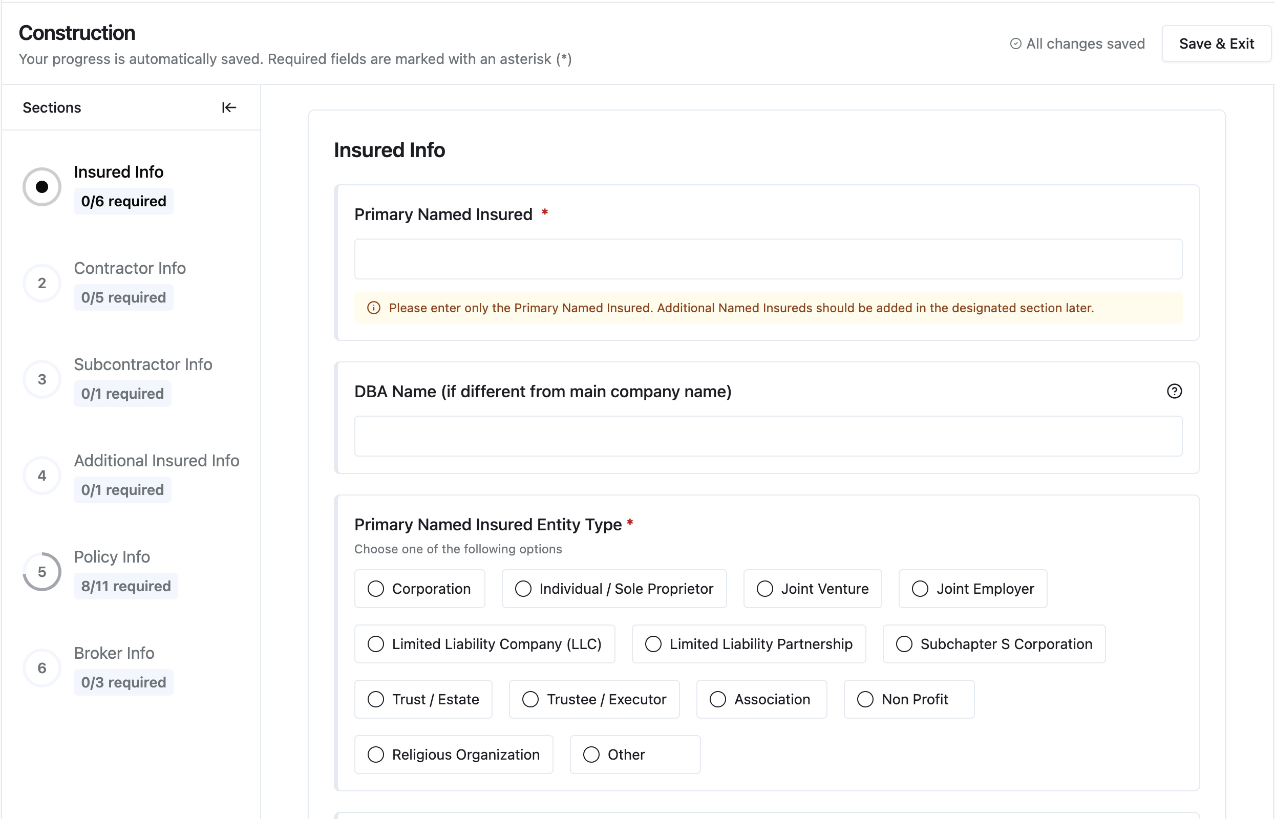 Branded submission portal